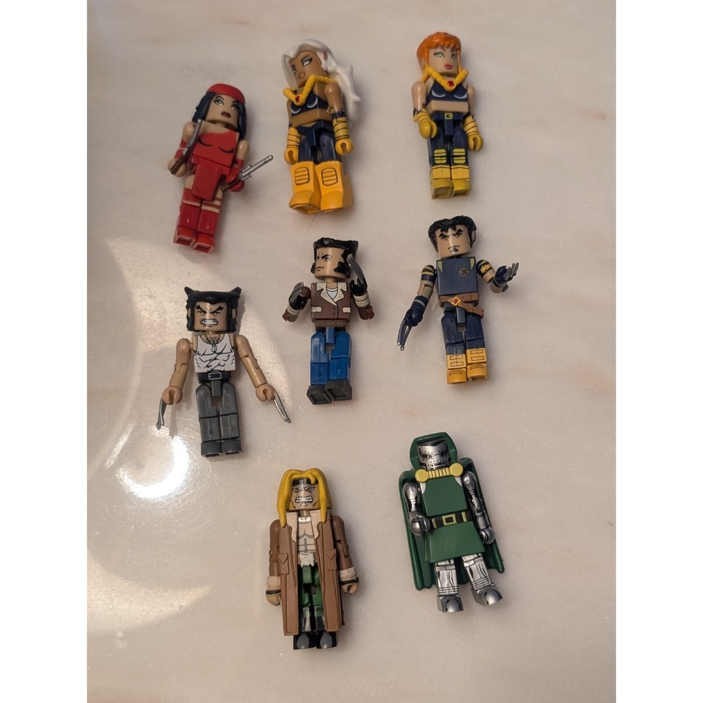 LEGO MINIFIGURE Wolverine & More MINIFIG SET OF 8 NO BUILD 2003 (Vintage)